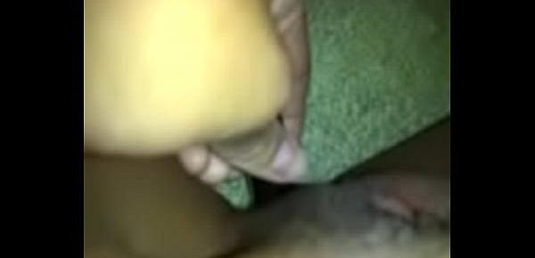  Ex using a bullet on hairy pussy
